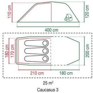 Namiot turystyczny Coleman Namiot Caucasus 3 (053-L0000-2000014591-144) 5