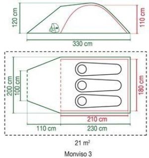 Namiot turystyczny Coleman Namiot turystyczny Monviso 3 (053-L0000-2000014592-119) 9
