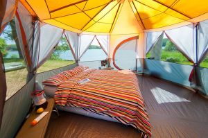 Namiot turystyczny Coleman Octagon 8 pomarańczowy 5