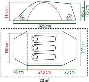 Namiot turystyczny Coleman Namiot turystyczny Hayden 3 (053-L0000-2000030291-255) 8