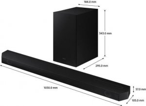 Soundbar Samsung SAMSUNG  HW-Q600B 3.1.2-kanalowy soundbar + wiazka akustyczna + Dolby Atmos DTS:X 2