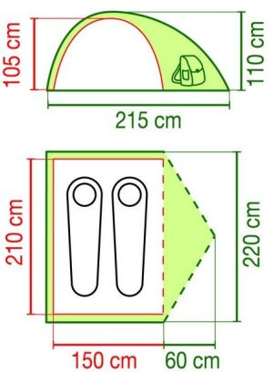 Namiot turystyczny Coleman Crestline 2 11