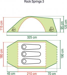 Namiot turystyczny Coleman Rock Springs 3 11