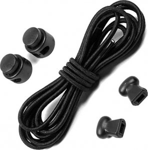 Aptel ELASTYCZNE SZNUROWADŁA Regulowana Długość 100cm czarne AG842 2