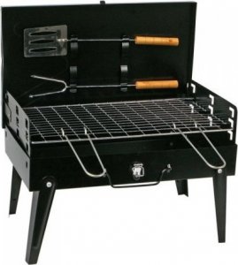 bigbuy outdoor Przenośny grill 44 x 27 x 21,5 cm Czarny 1