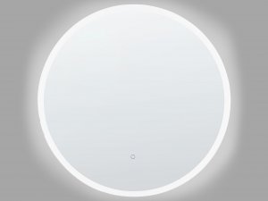 Beliani Okrągłe lustro ścienne LED ø 79 cm srebrne DEAUVILLE! 4