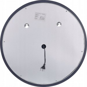 Beliani Okrągłe lustro ścienne LED ø 79 cm srebrne DEAUVILLE! 5