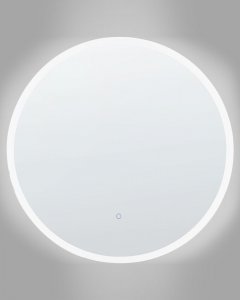 Beliani Okrągłe lustro ścienne LED ø 79 cm srebrne DEAUVILLE! 10