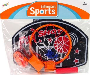LeanToys Zestaw Do Koszykówki Tablica Do Kosza Basketball Składany Kosz 4