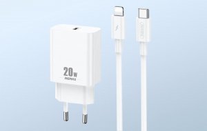 Ładowarka Remax ŁAD SIEC REMAX PRIME II SERIES 20W RP-U5 + KABEL USB-C/LIGHTNING 1M 7