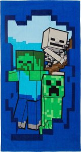 Jerry Fabrics MINECRAFT GAME GRA PIKSELE RĘCZNIK DZIECI 140X70 2