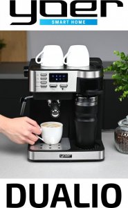 Ekspres ciśnieniowy Yoer Dualio CCM03BK 2