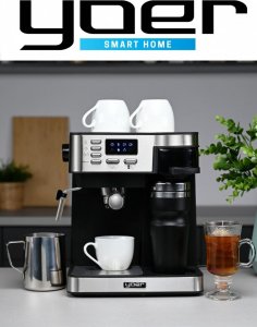 Ekspres ciśnieniowy Yoer Dualio CCM03BK 4