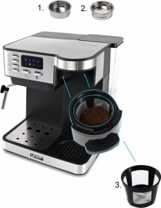 Ekspres ciśnieniowy Yoer Dualio CCM03BK 6