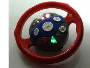 LeanToys Kierownica Symulator Do Auta Dźwięki Jak Prawdziwa 5