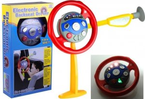 LeanToys Kierownica Symulator Do Auta Dźwięki Jak Prawdziwa 7