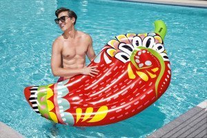 Bestway Bestway 43490 Dmuchany materac do pływania Fiesta Papryczka 1.95m x 99cm 7