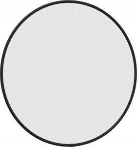 vidaXL vidaXL Lustro ścienne, czarne, 40 cm, okrągłe 3