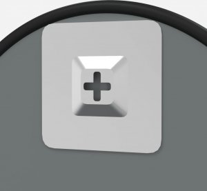 vidaXL vidaXL Lustro ścienne, czarne, 40 cm, okrągłe 5