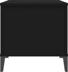 vidaXL Stolik kawowy, czarny, 90x44,5x45 cm 8