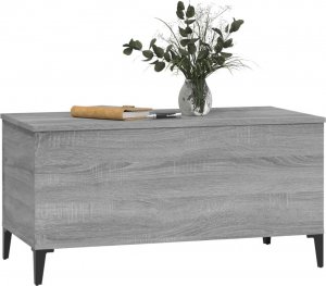 vidaXL Stolik kawowy, szary dąb sonoma, 90x44,5x45 cm 4