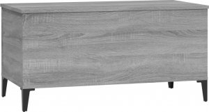 vidaXL Stolik kawowy, szary dąb sonoma, 90x44,5x45 cm 6