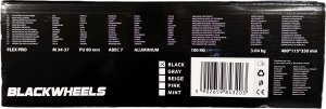 Rolki Blackwheels Flex Pro rekreacyjne regulowane czarne r. M 34-37 11