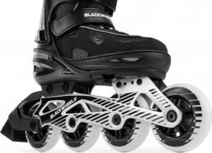 Rolki Blackwheels Flex Pro rekreacyjne regulowane czarne r. L 38-41 6