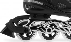 Rolki Blackwheels Flex Pro rekreacyjne regulowane czarne r. L 38-41 7