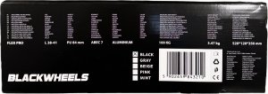Rolki Blackwheels Flex Pro rekreacyjne regulowane czarne r. L 38-41 11