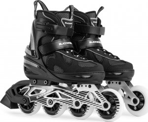 Rolki Blackwheels Flex Pro rekreacyjne regulowane czarne r. L 38-41 5