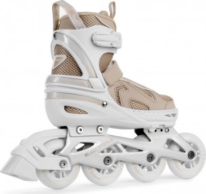 Rolki Blackwheels Flex Pro rekreacyjne regulowane beżowe r. L 38-41 3