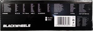 Rolki Blackwheels Dynamic szybkościowe regulowane czarne r. 35-38 13