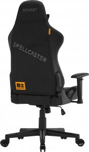 Fotel SENSE7  Spellcaster materiałowy Senshi Edition czarny 3
