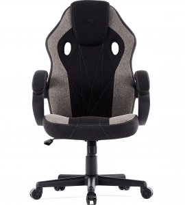 Fotel SENSE7 Prism materiałowy czarno-szary 2