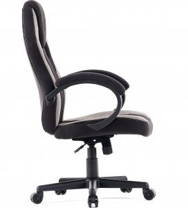 Fotel SENSE7 Prism materiałowy czarno-szary 3