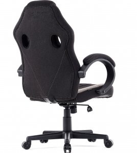 Fotel SENSE7 Prism materiałowy czarno-szary 4