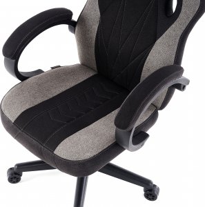 Fotel SENSE7 Prism materiałowy czarno-szary 6