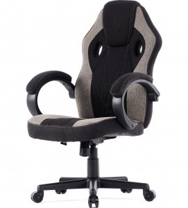 Fotel SENSE7 Prism materiałowy czarno-szary 7