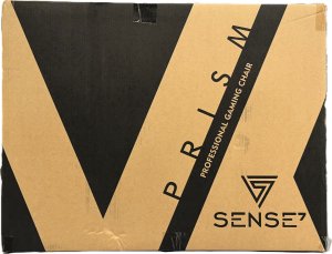 Fotel SENSE7 Prism materiałowy czarno-niebieski 14