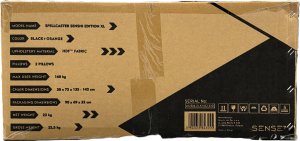 Fotel SENSE7 Spellcaster Senshi Edition XL materiałowy czarny 13