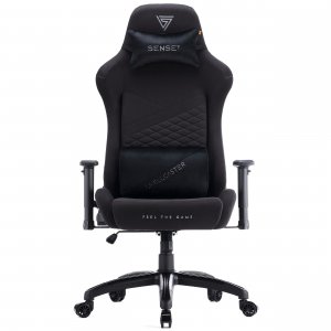 Fotel SENSE7 Spellcaster Senshi Edition XL materiałowy czarny 2