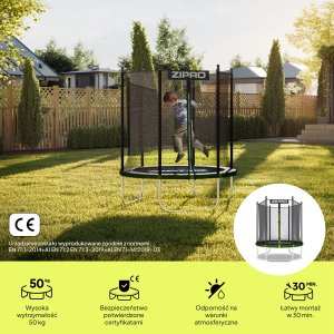 Trampolina ogrodowa Zipro Jump Pro OUT z siatką zewnętrzną 4FT 127cm 2