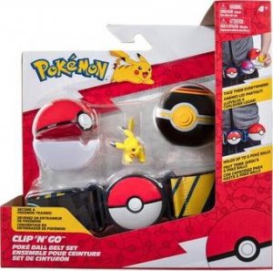 Figurka The Pokemon Company International Pokemon: Pas Clip 'N' Go Pokeball Premium + Pikachu 1