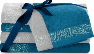 AmeliaHome Ręcznik Bellis niebieski 2*30x50+2*50x90+2*70x130 AmeliaHome 1