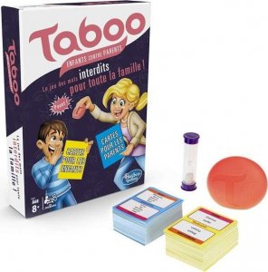 Hasbro HASBRO GAMING - Taboo, Family Edition - Gra planszowa, francuska gra logiczna 4
