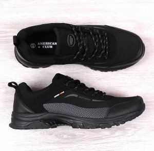 Buty trekkingowe męskie American Club Buty trekkingowe wodoodporne męskie czarne American Club 46 3