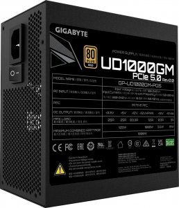 Zasilacz Gigabyte UD1000GM PG5 1000W ATX 3.0 (GP-UD1000GM PG5) 5