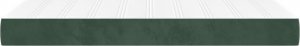 vidaXL vidaXL Materac kieszeniowy, ciemnozielony 90x190x20 cm, aksamit 4