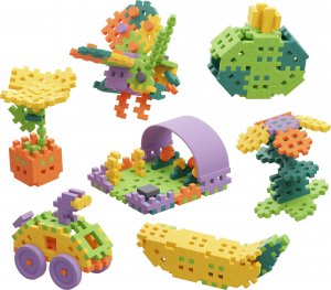 Marioinex ECO Klocki MARIOINEX WAFLE MINI 200e Botanik green 2